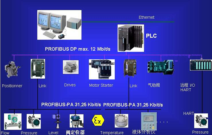 PROFIBUS自動化系統常用現場總線 安徽得潤電氣技術有限公司，DCS系統專業集成商，全國統一客服熱線：400-0551-777